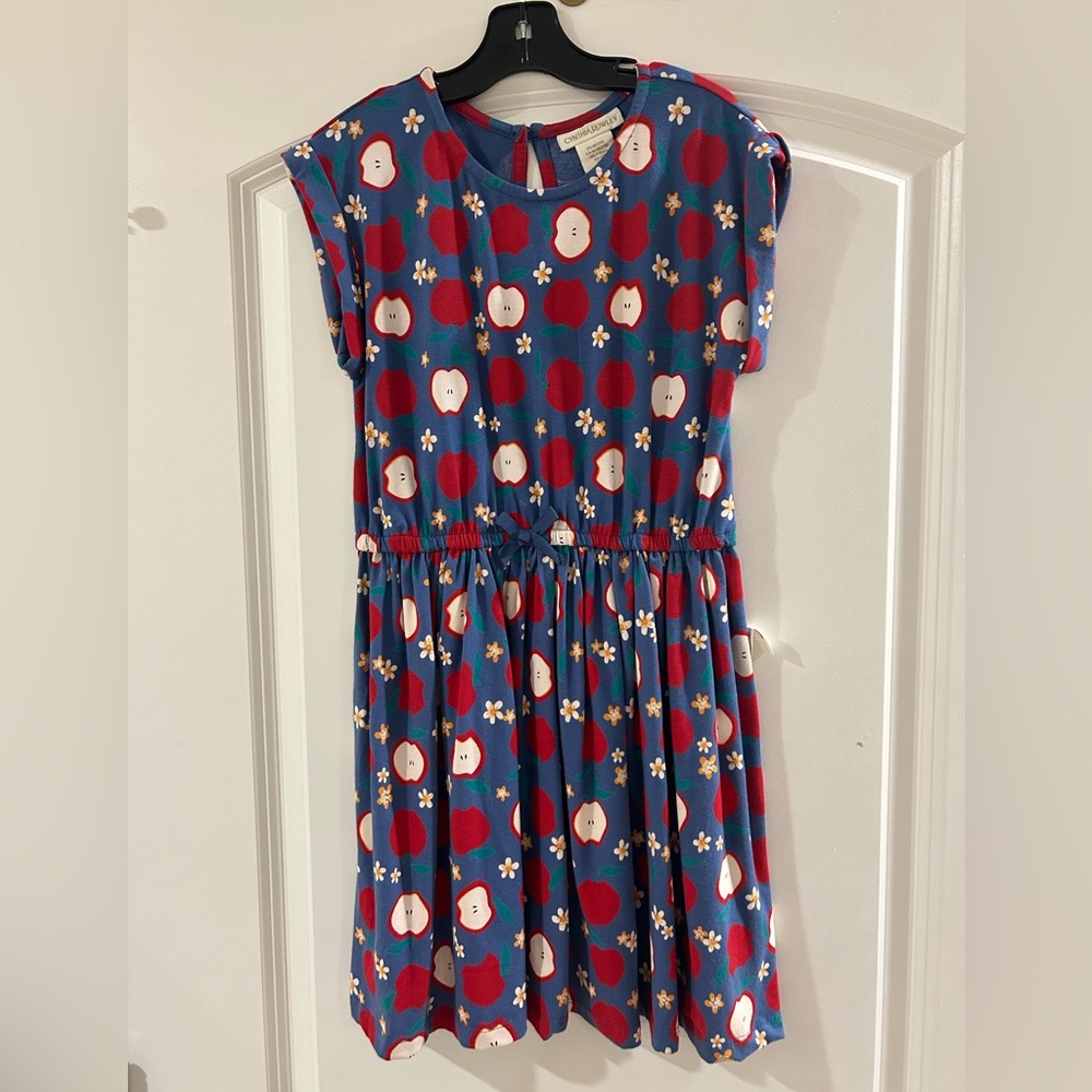 Girls Size 7/8 apple or back to school dress. NWT
